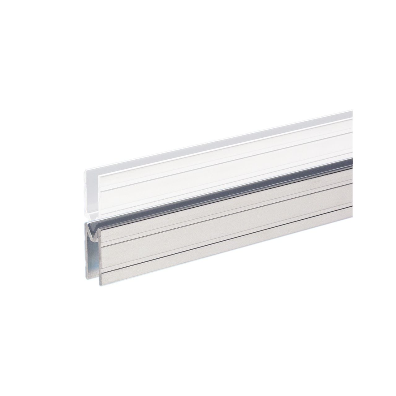 6142 F - Aluminium-Schließprofil female für 7 mm Material