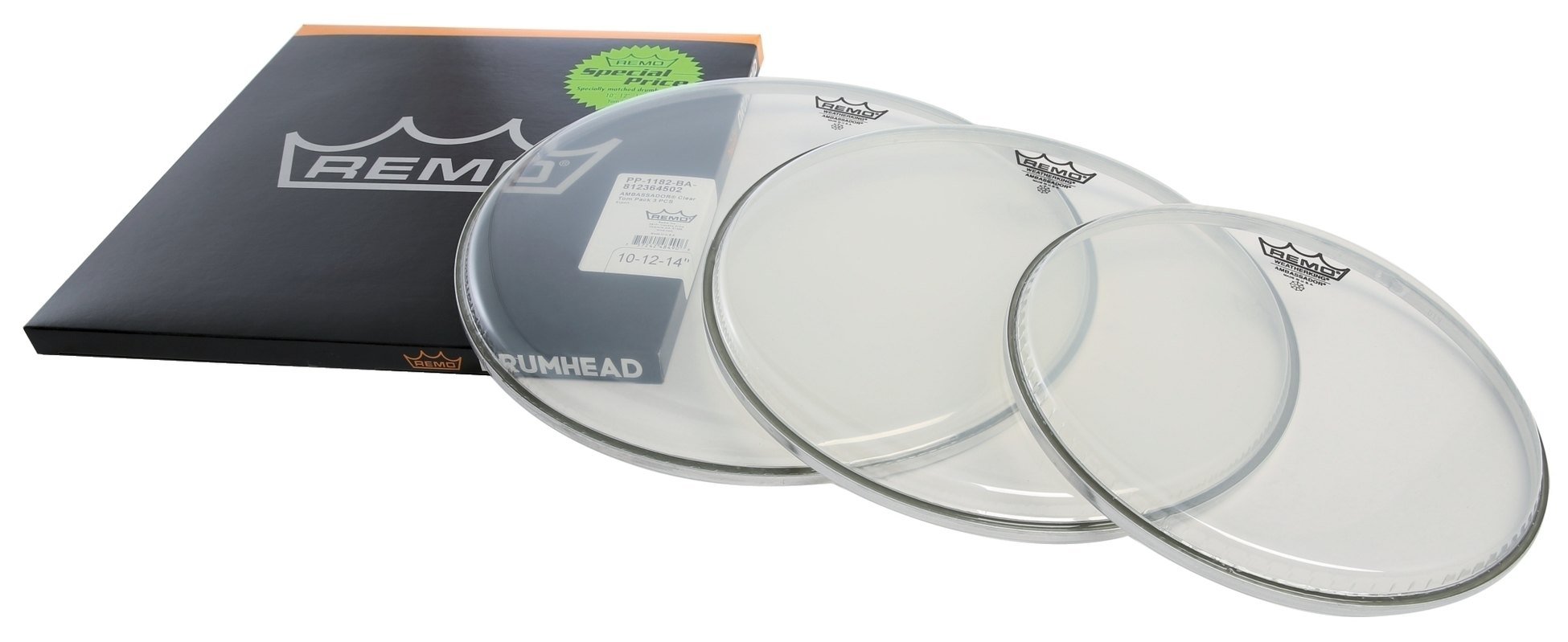 Fellset 10"/12"/14" - Ambassador Clear