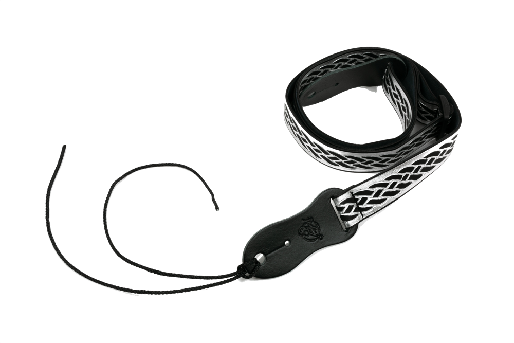 S47 Black Silver Nubuck Strap