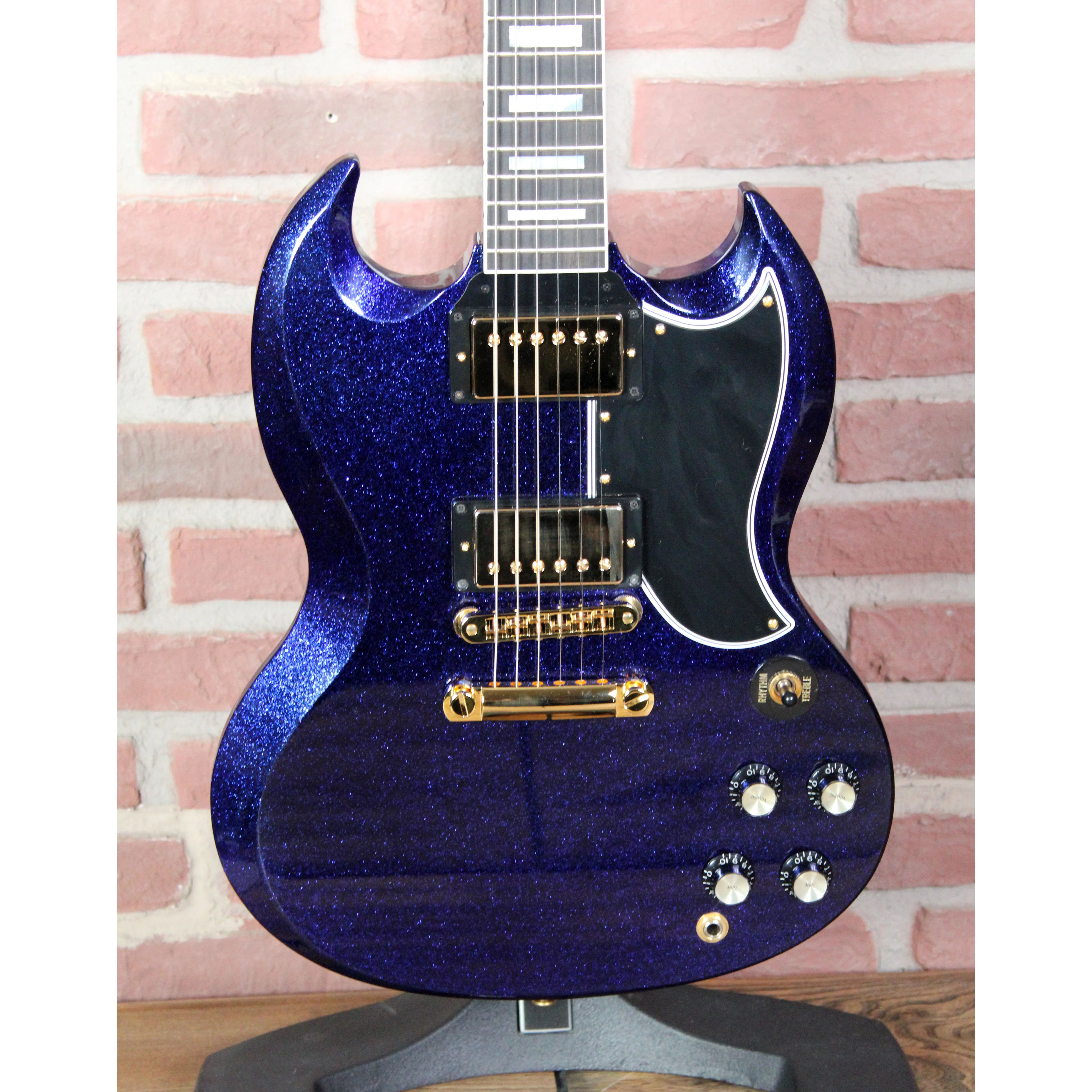 Gibson Custom M2M SG Custom Brunswick Blue Vorderansicht
