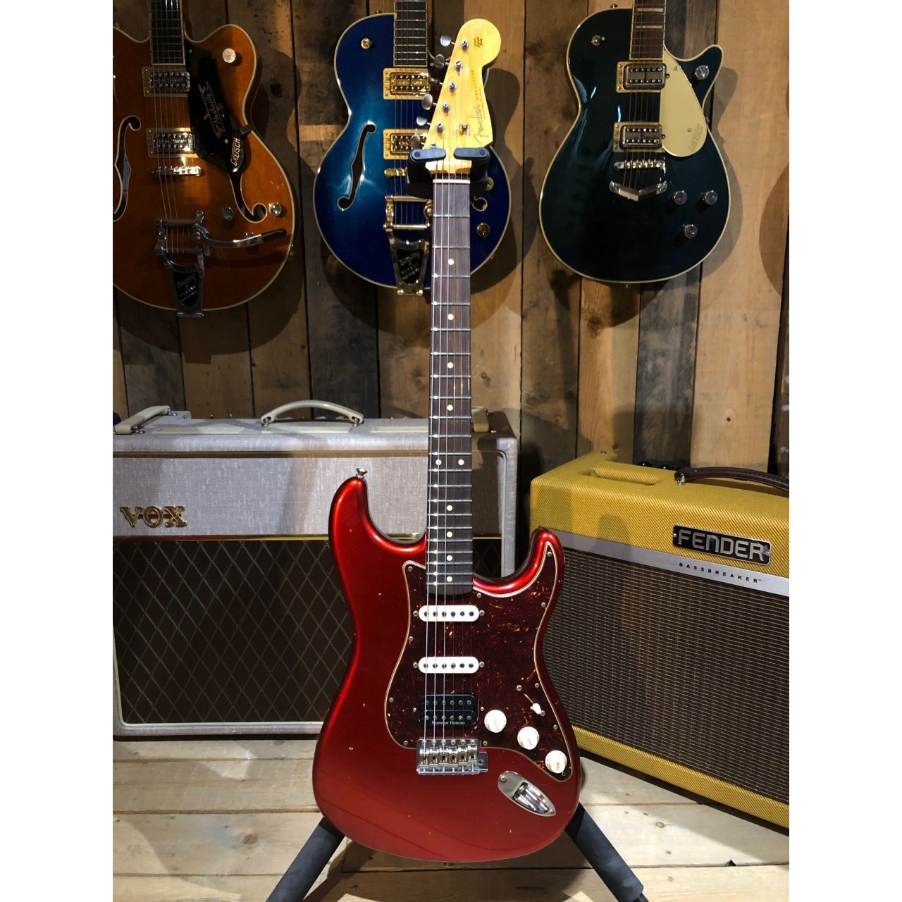Custom Shop '60 Stratocaster Journeyman HSS, Rosewood, Candy Apple Red