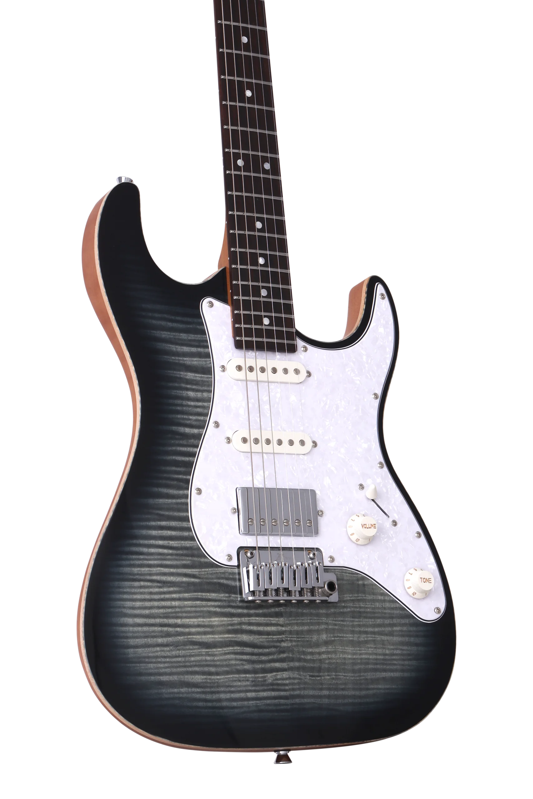 KS-Deluxe F SSH Transparent Black  Sunburst