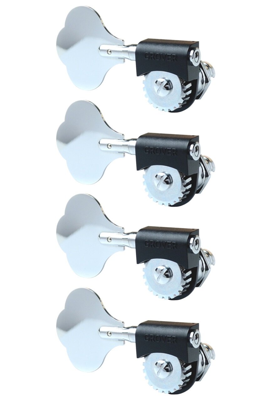 143CL4 Lightweight Bass Machines - Bass Machine Heads, 4-in-Line, Lefthand, Treble Side (Right) - Ch