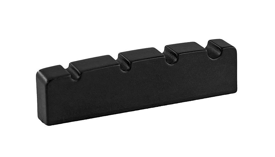 Black TUSQ XL PT-1217-00 Slotted Bass Nut 4 string (45.05 mm) Flat  Wound