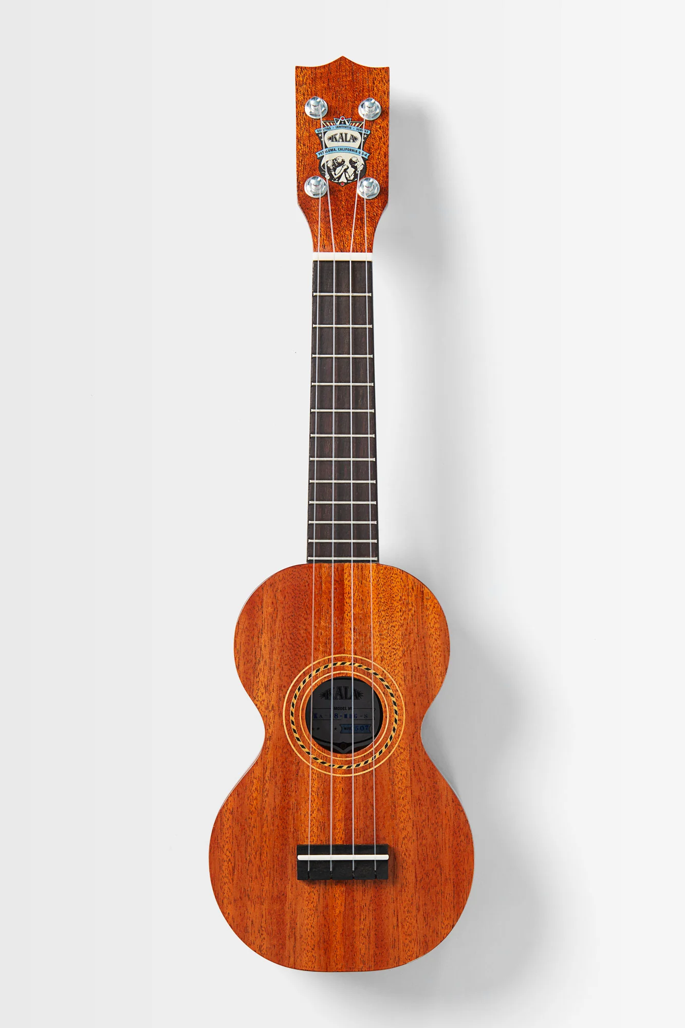 Pan Pacific All Solid Mahogany Figure 8 Soprano Ukulele