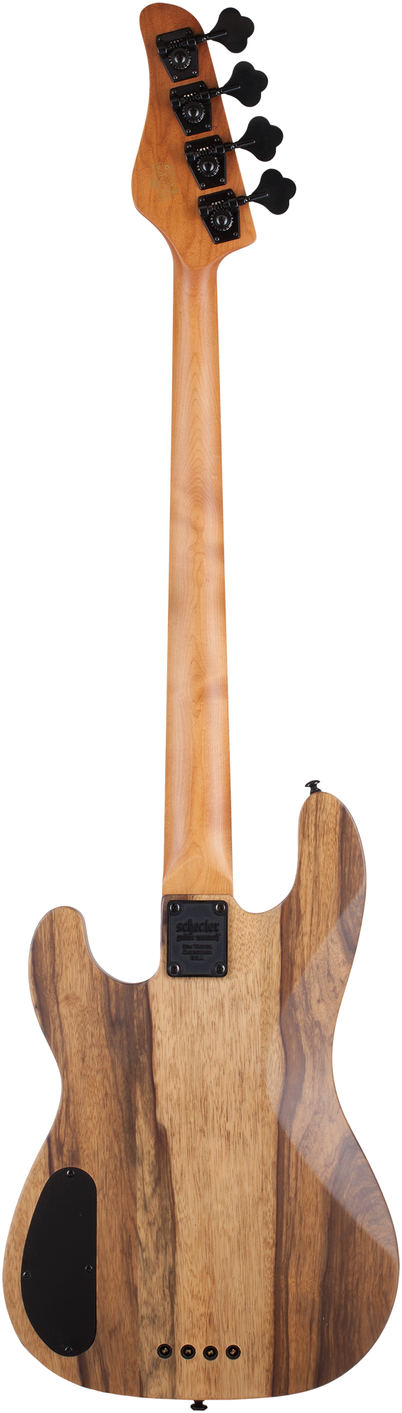 Model-T 4 Exotic Bass Black Limba