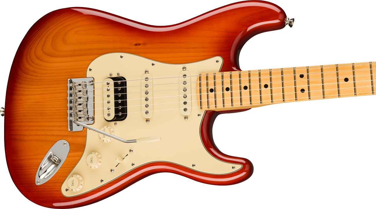 American Professional II Stratocaster® HSS, Sienna Sunburst