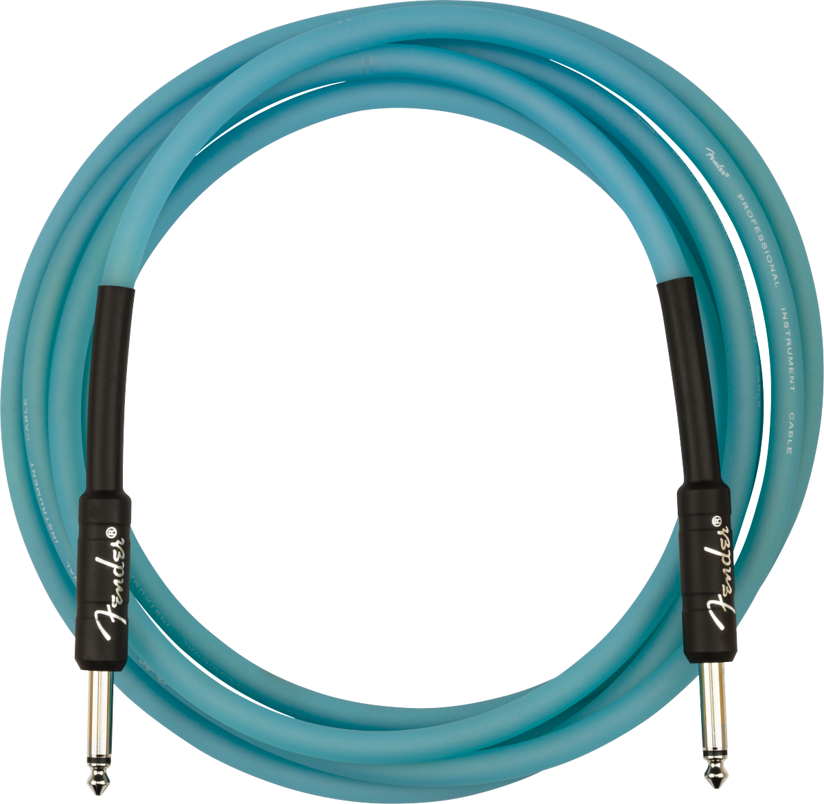 Professional Glow in the Dark Cable, Blue, 10'