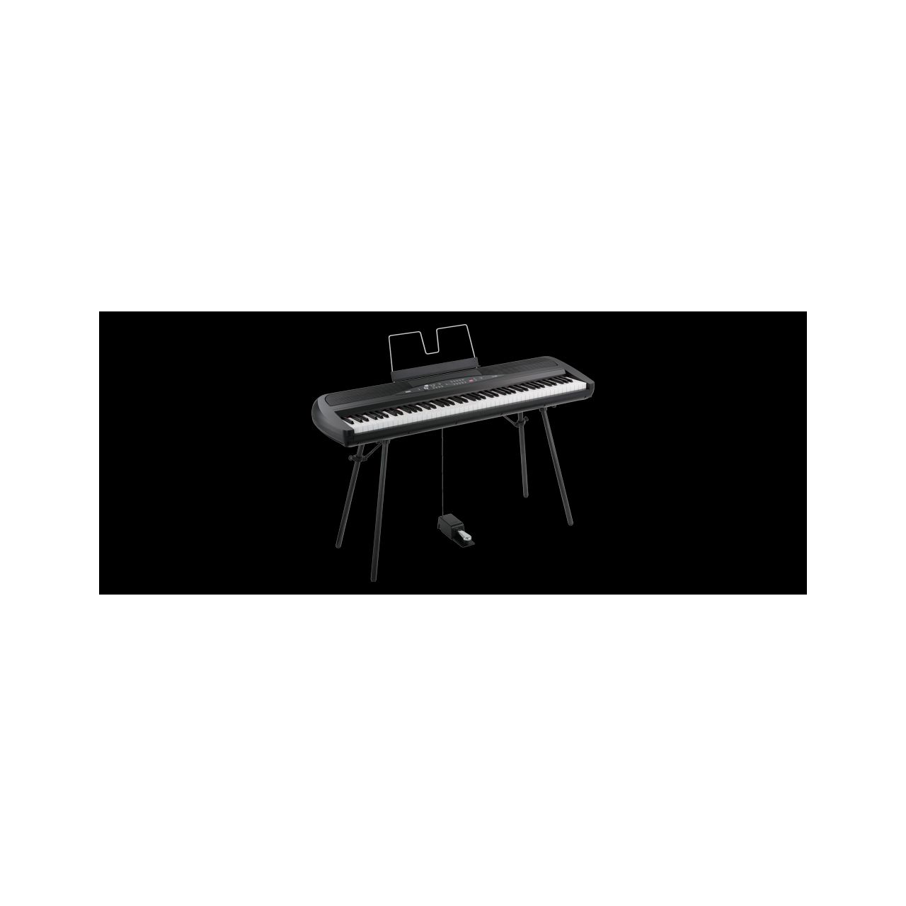 SP 280 Digitalpiano in Schwarz