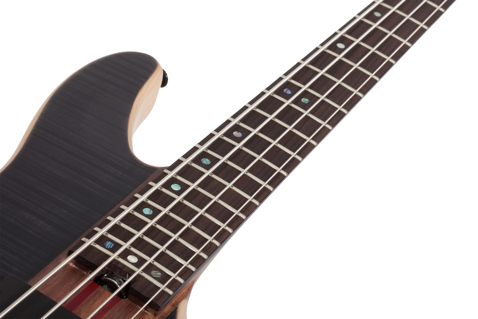 Charles Berthoud CB-4 See-Thru Black Satin E-Bass