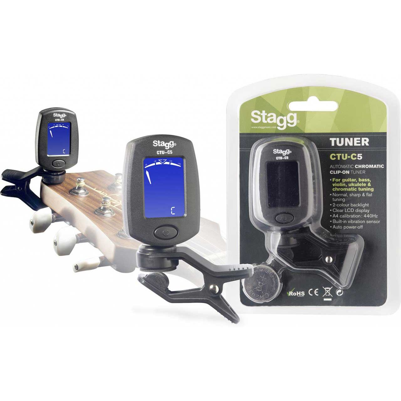 Clip Tuner Chromatic Black