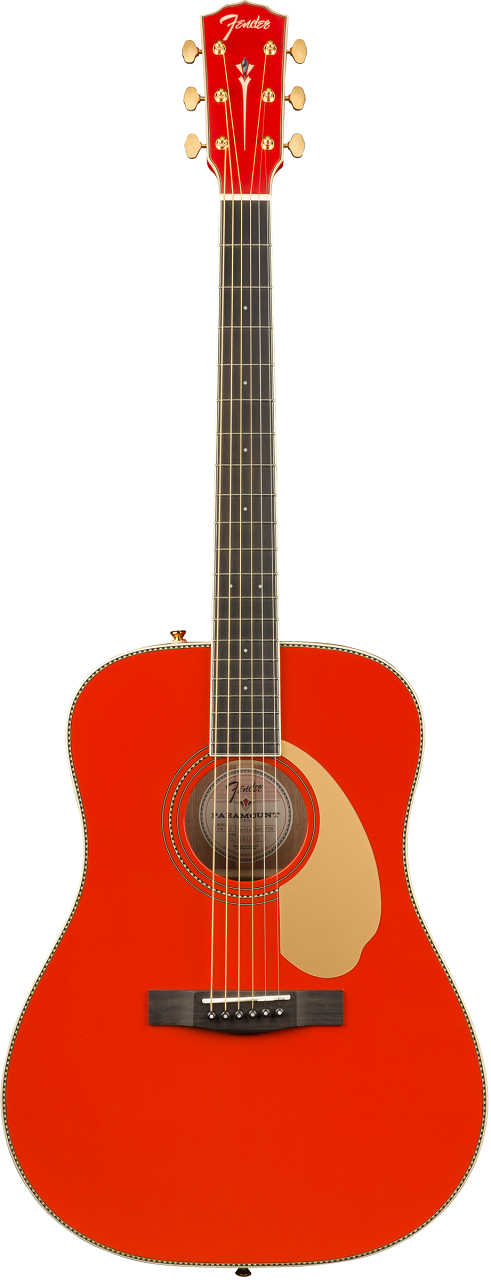 PM-1 Deluxe Dreadnought with Case, Fiesta Red 