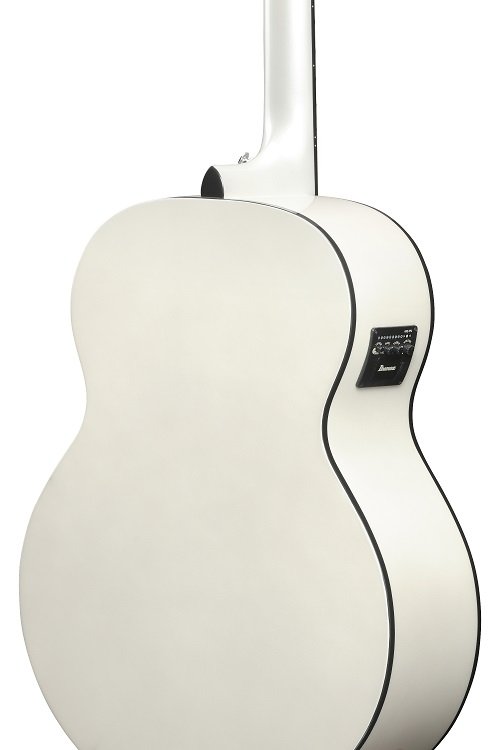 AJ70M2E-PW Pearl White Artwood Jumbo Westerngitarre  