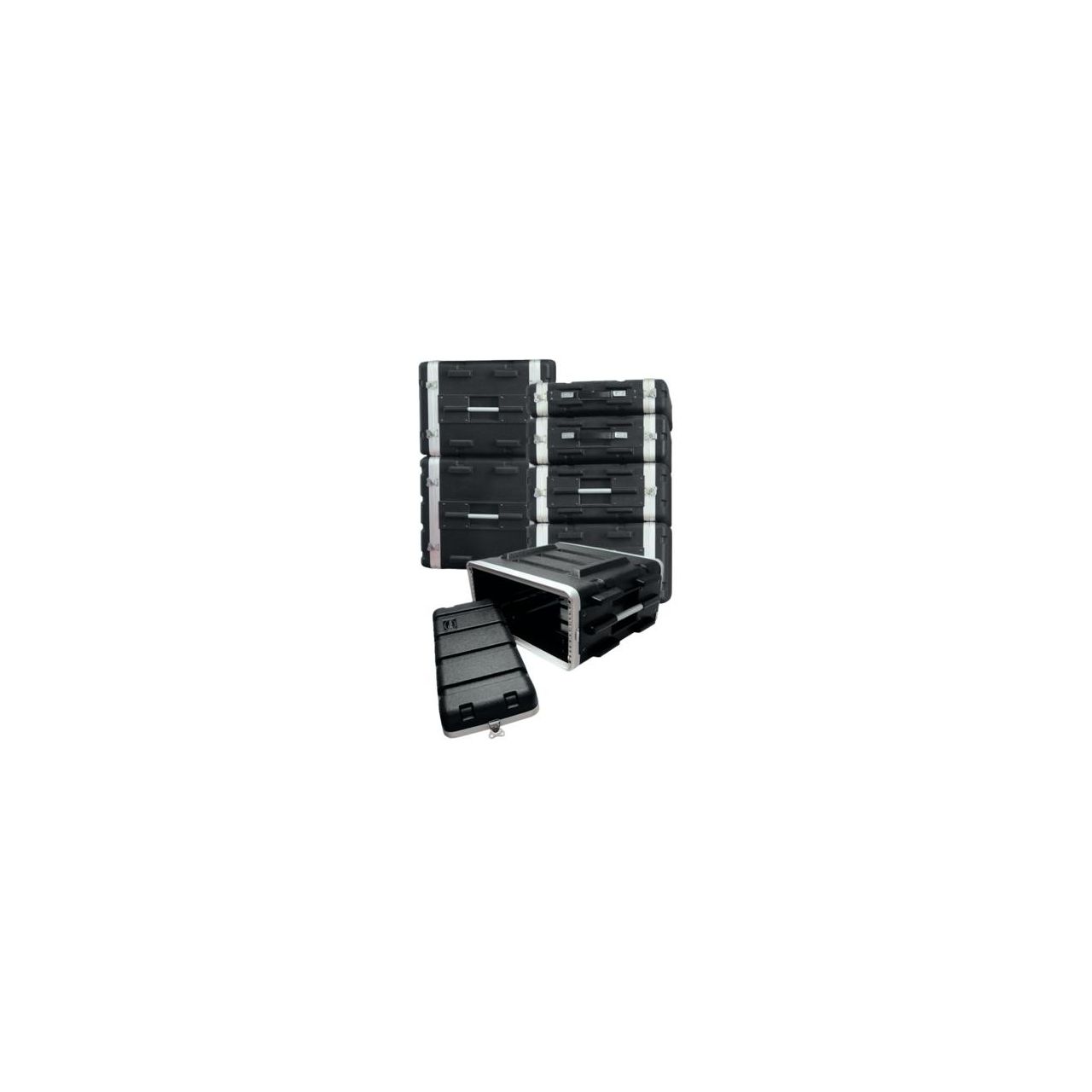 RockCase Professional ABS Case - 19 in Rack, 2HE/2U