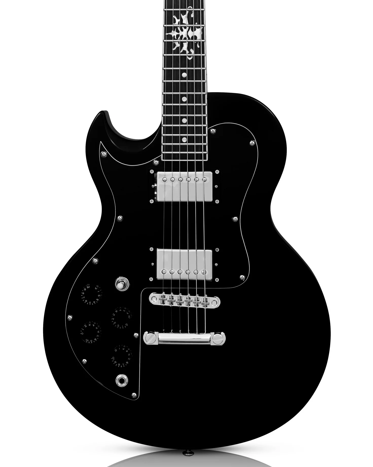 Jimmy Bower Signature Seer Lefthand Gloss Black E-Gitarre