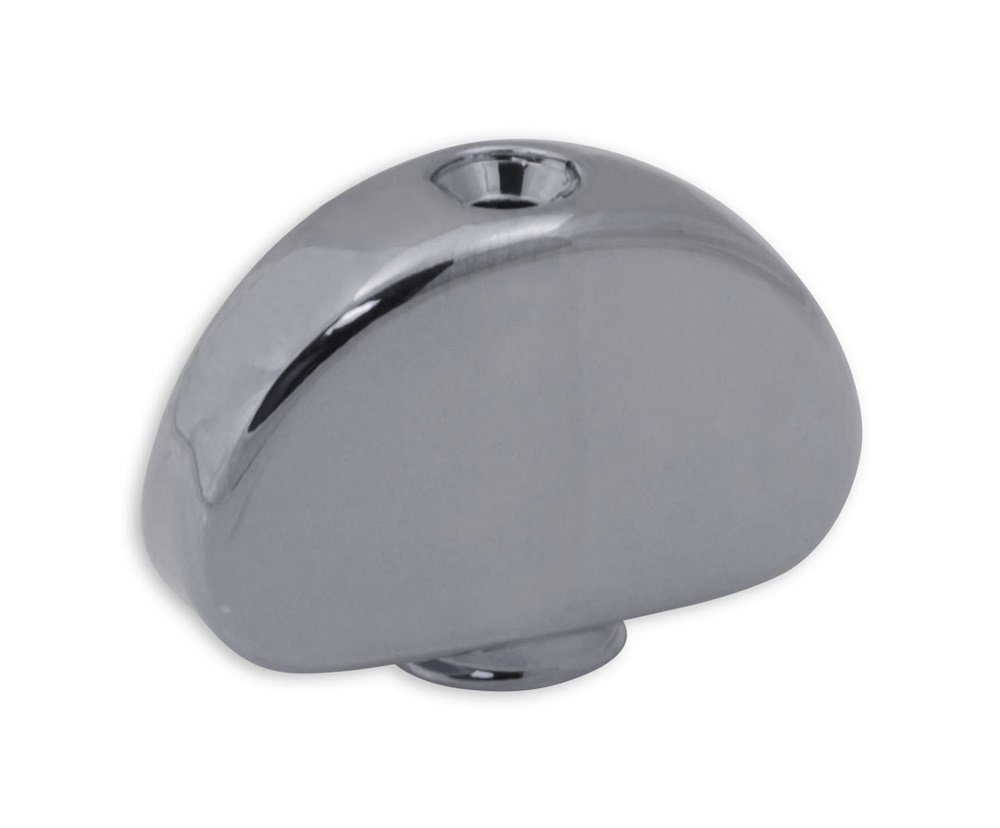 GP102C Standard Size Kidney Buttons  6 pcs - Chrome