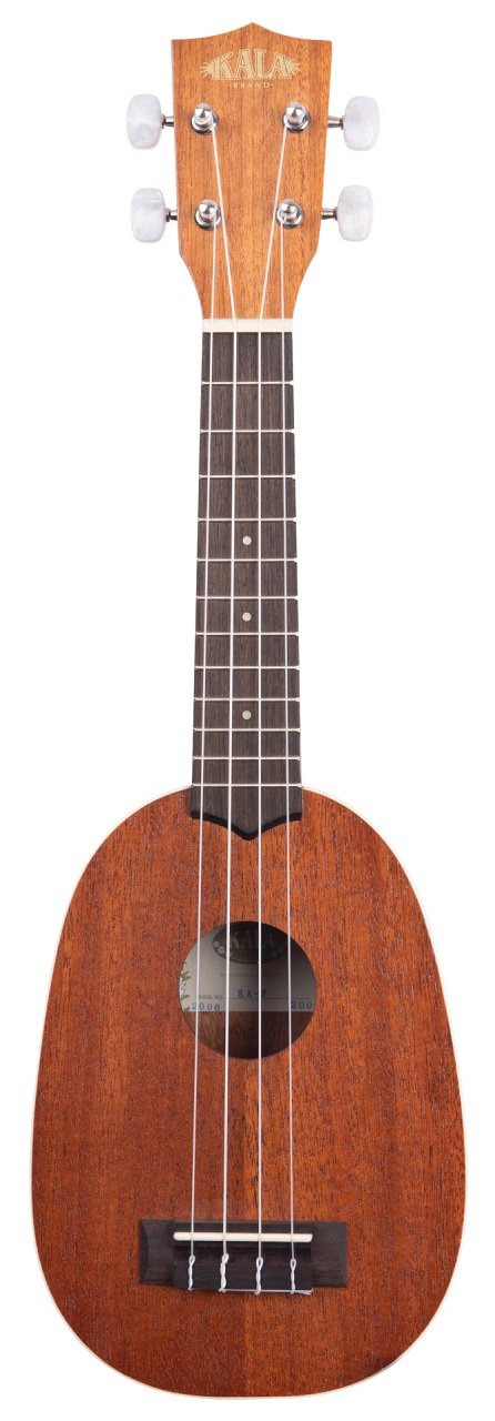 KA-P - Satin Mahogany Soprano Pineapple Ukulele, with Bag (UB-S)