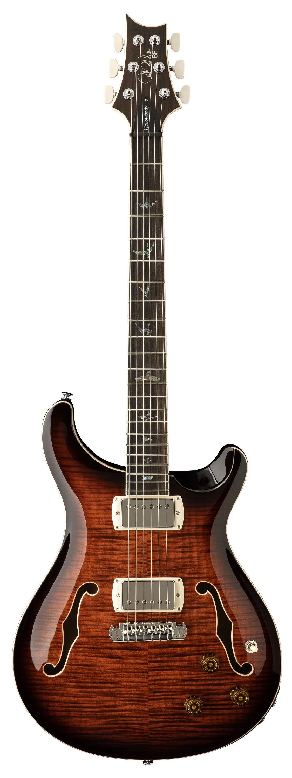 PRS SE Hollowbody II Piezo Gitarrenkorpus Nahaufnahme