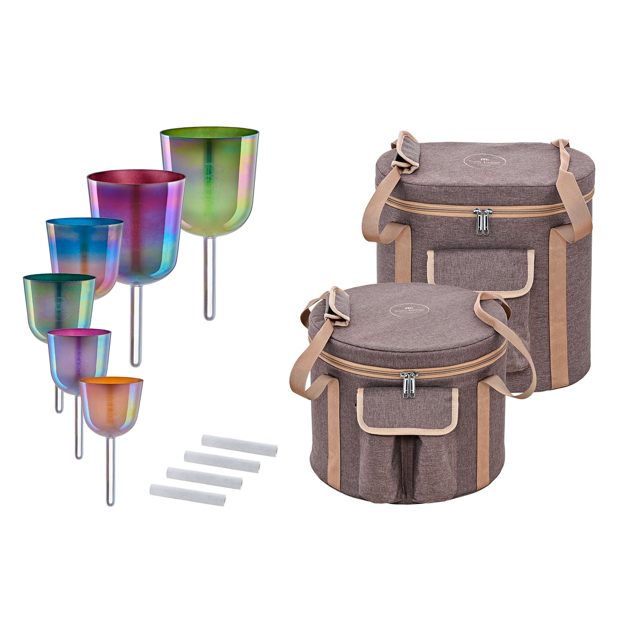 Essence Solfeggio Crystal Singing Bowl Set 6-teilig