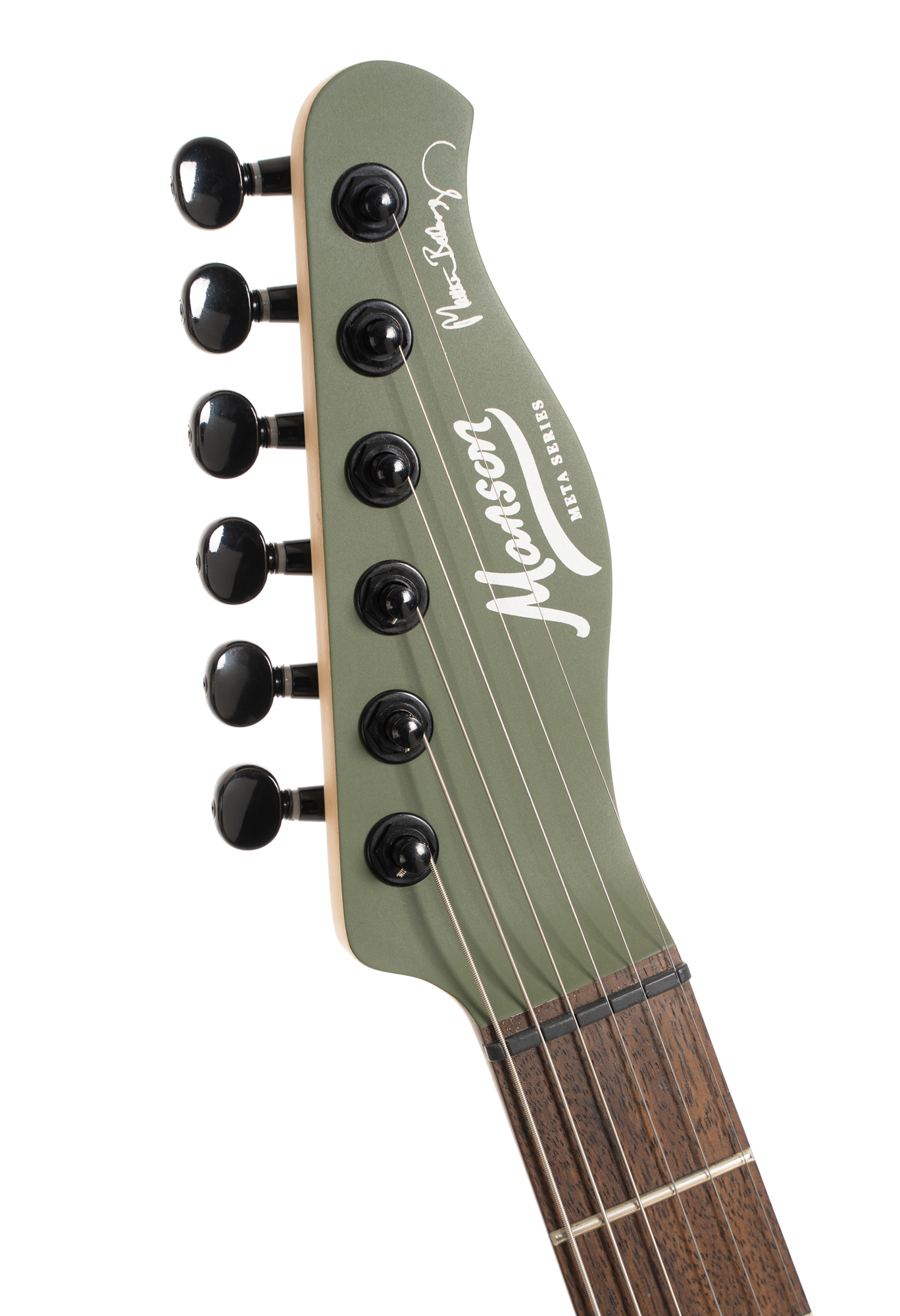 Manson Meta MBM-2H SUS E-Gitarre Satin Olive Green