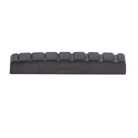 Black TUSQ XL PT-1354-00 - Slotted Guitar Nut, 8-String – Electric, S-Style, Flat