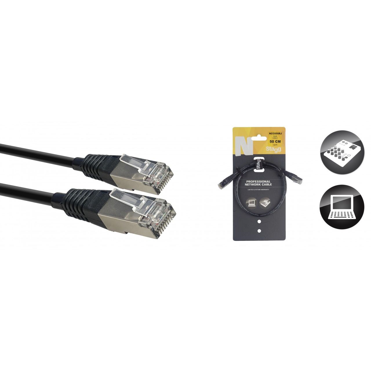 Netzwerk-Kabel - CAT6 RJ45 - 50cm