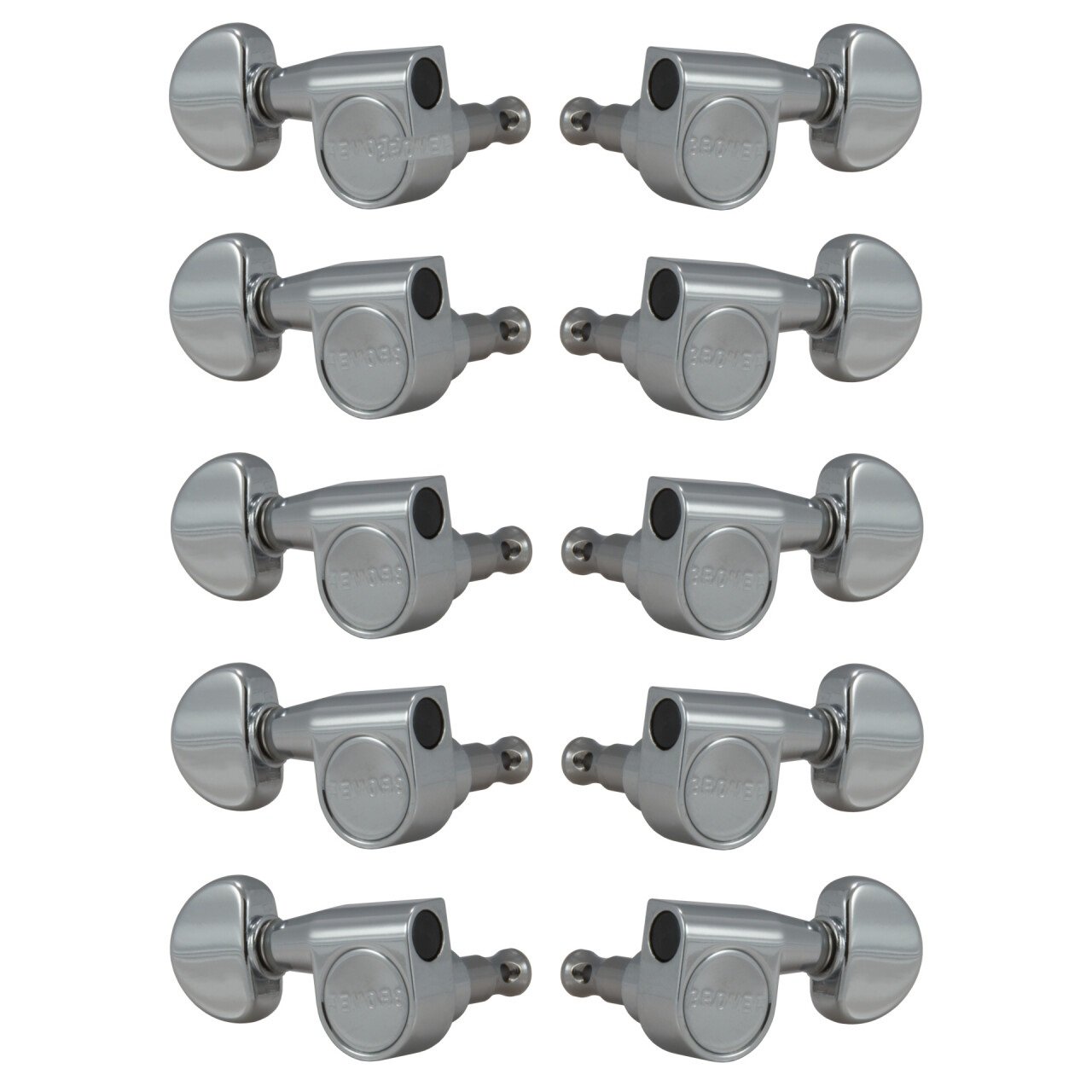 210C Pedal Steel Guitar Machines - Pedal Steel Guitar Machine Heads, 5 + 5 - Chrome