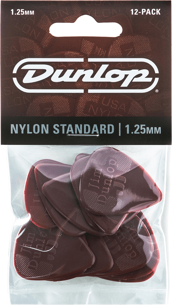 Nylon Standard Picks 1.25 mm Player's Pack 12 pcs.