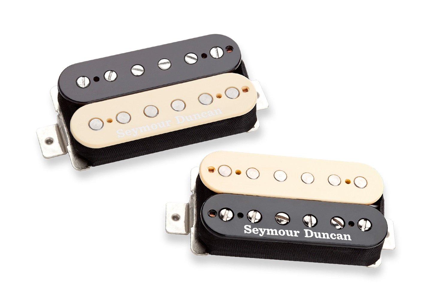 Billy Gibbons Signature Hades Gates, Humbucker Set - Reversed Zebra