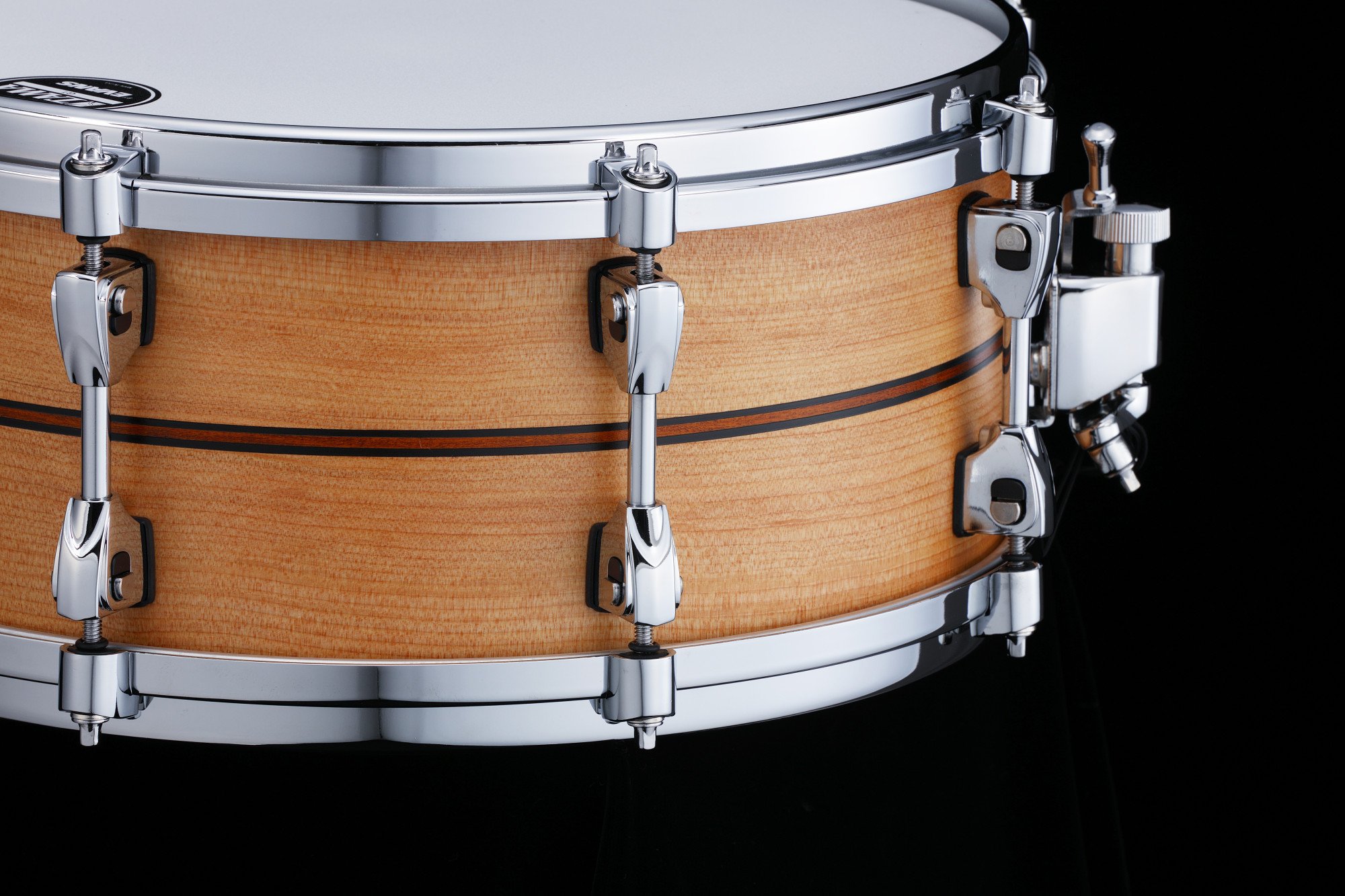 Starphonic Spruce Snaredrum 14" x 6" - Satin Natural Spruce/Chrom HW
