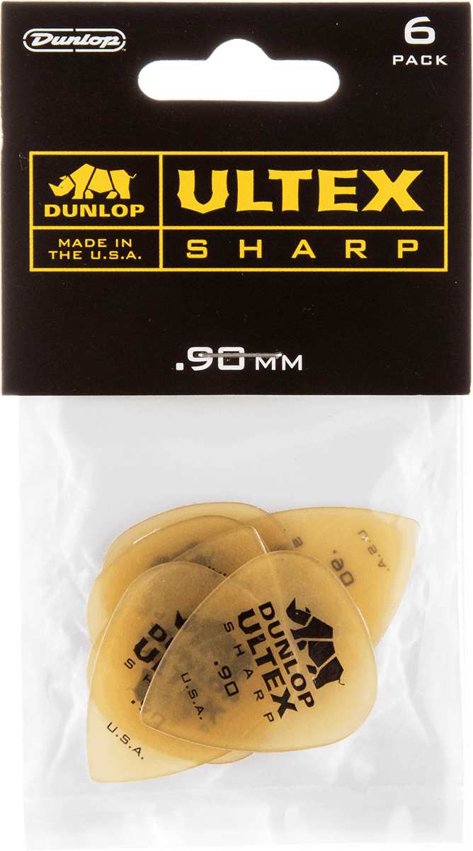 Ultex Sharp Players picks 6 Stück elfenbein 0,90