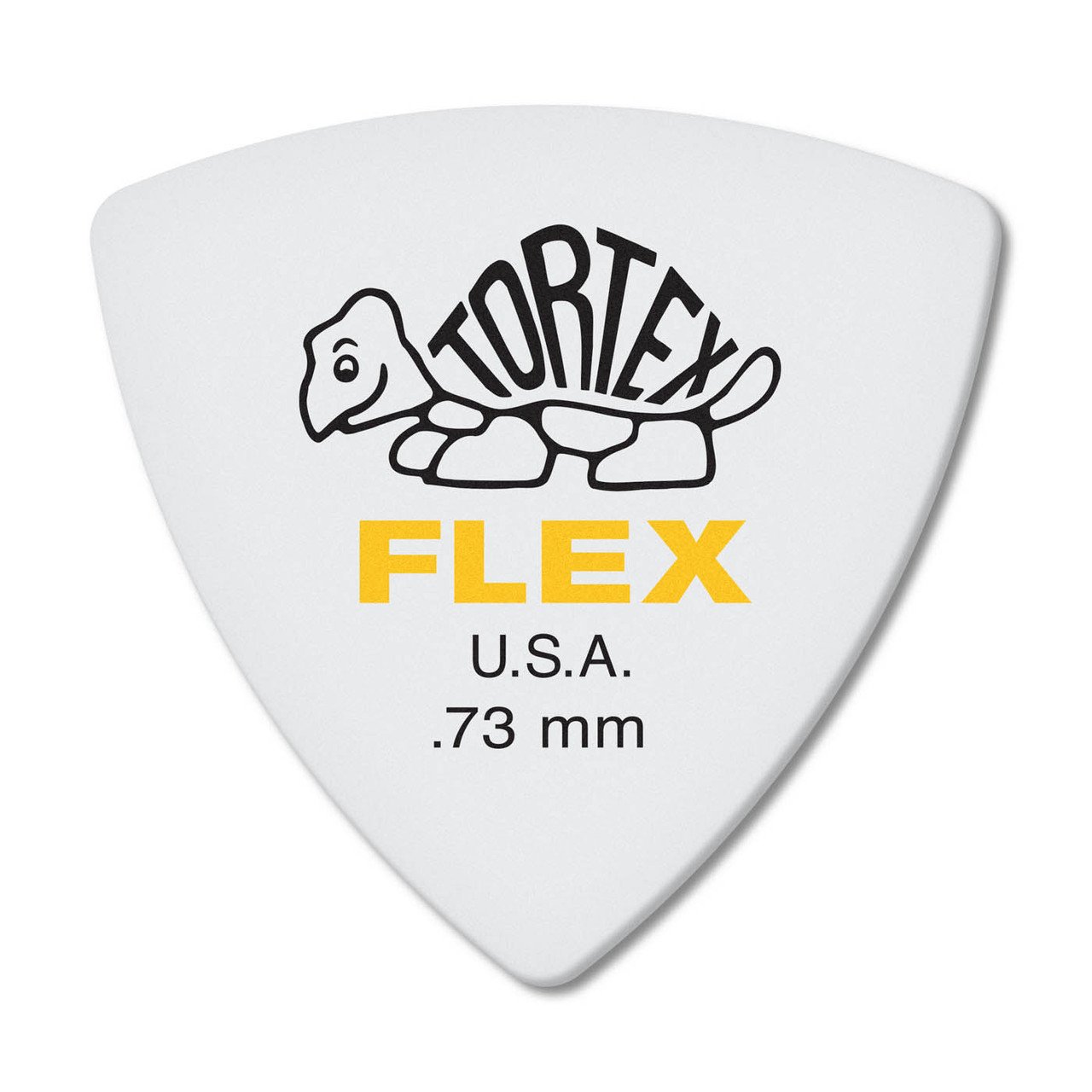 Tortex Flex Triangle Picks, Refill Pack, 72 pcs., white, 0.73 mm