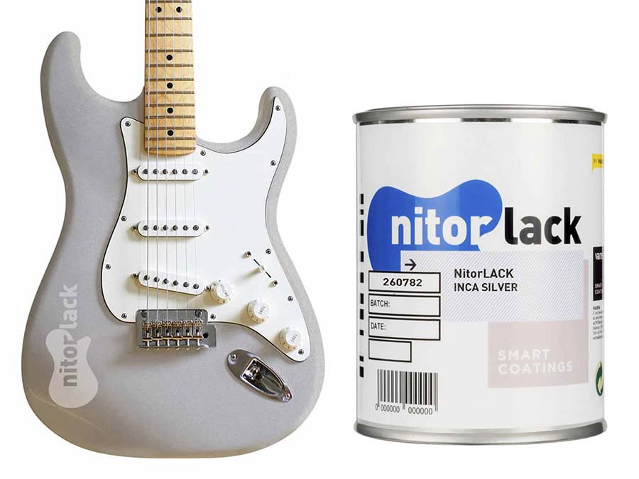 Nitrocelluloselack Inca Silver - 500ml Dose