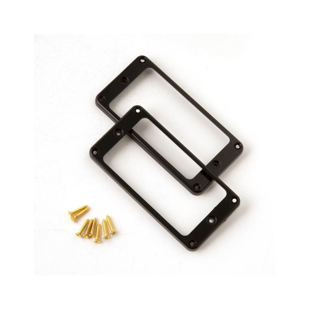 Pickup rings, Humbucker, Universal Angle, Black