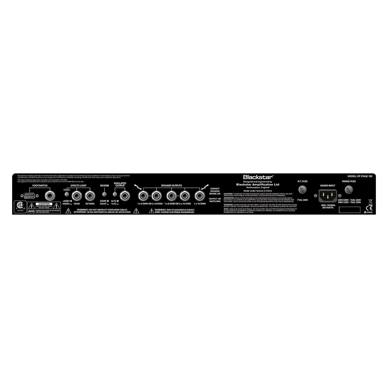BLACKSTAR HT STAGE 100 VENUE HEAD 