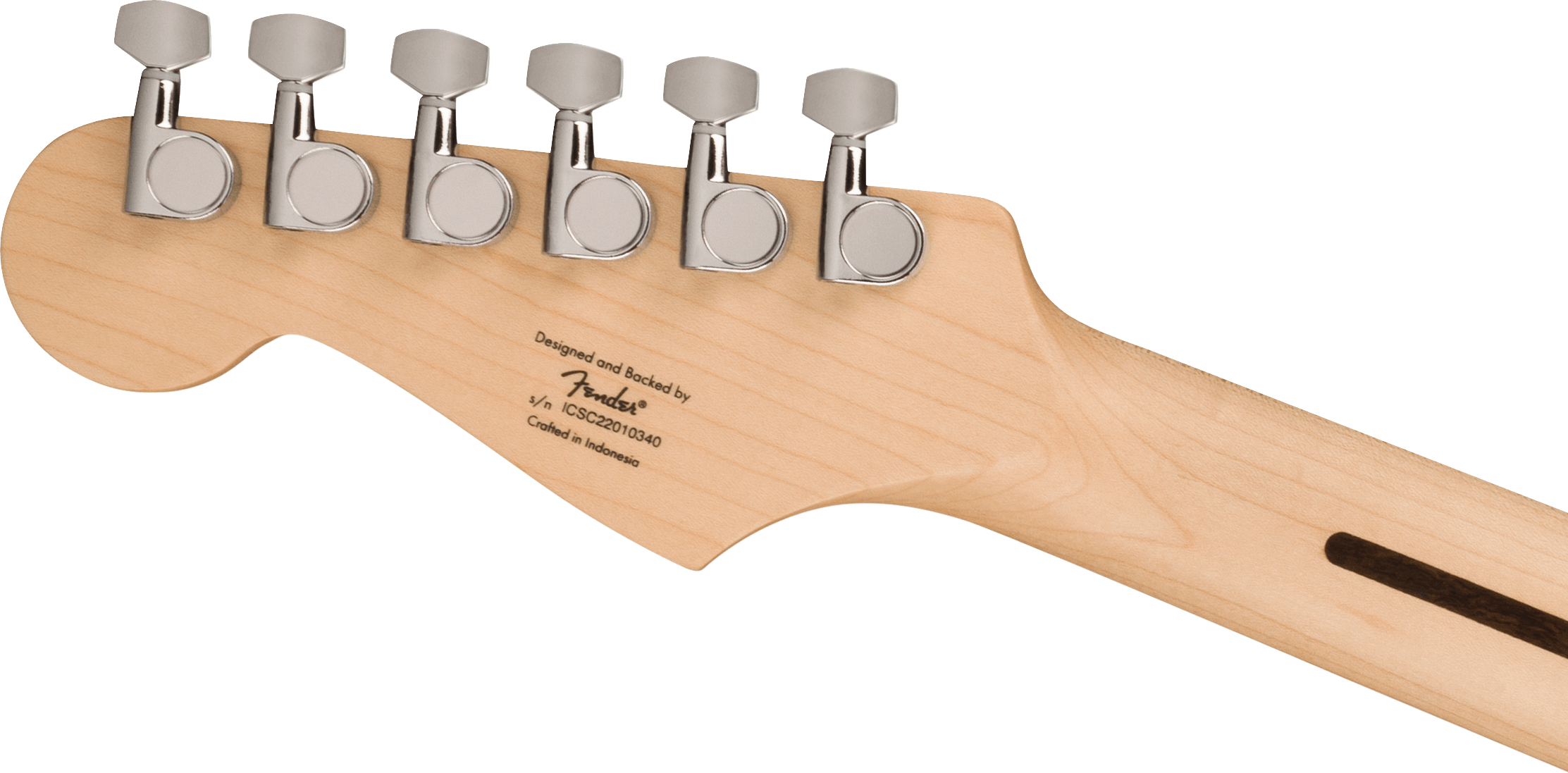 Sonic Stratocaster MN White Pickguard 2-Colour Sunburst