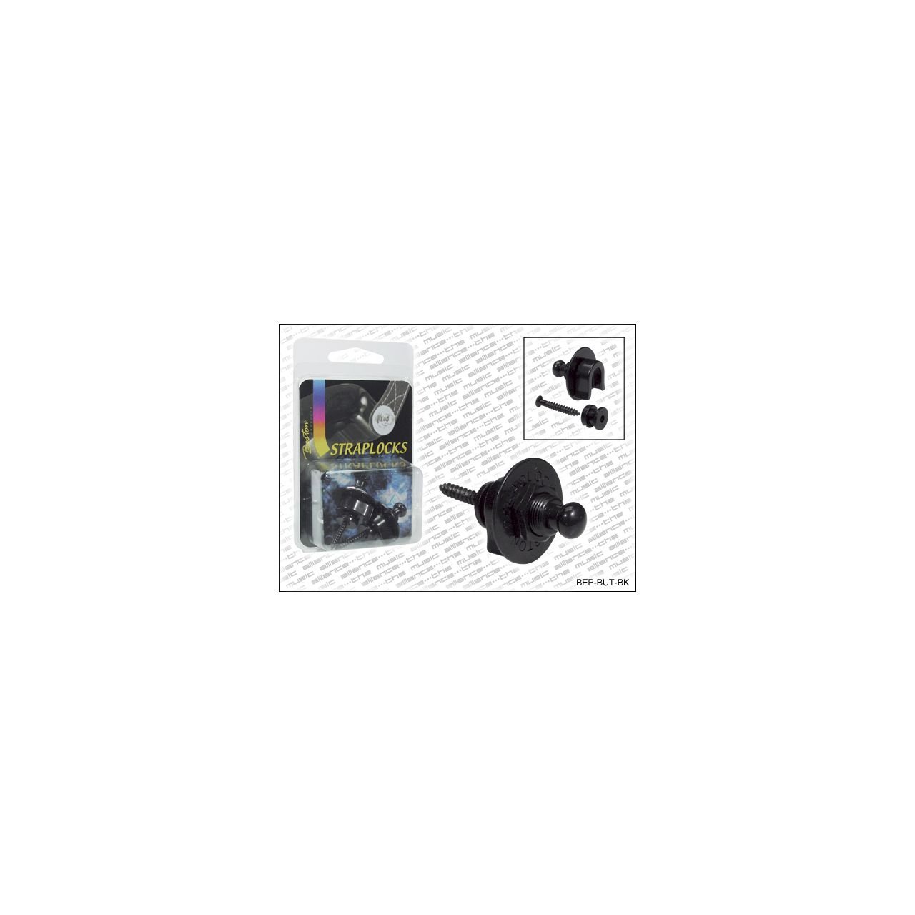 Security Locks - Strap Lock  - BEP-10BK Schwarz 