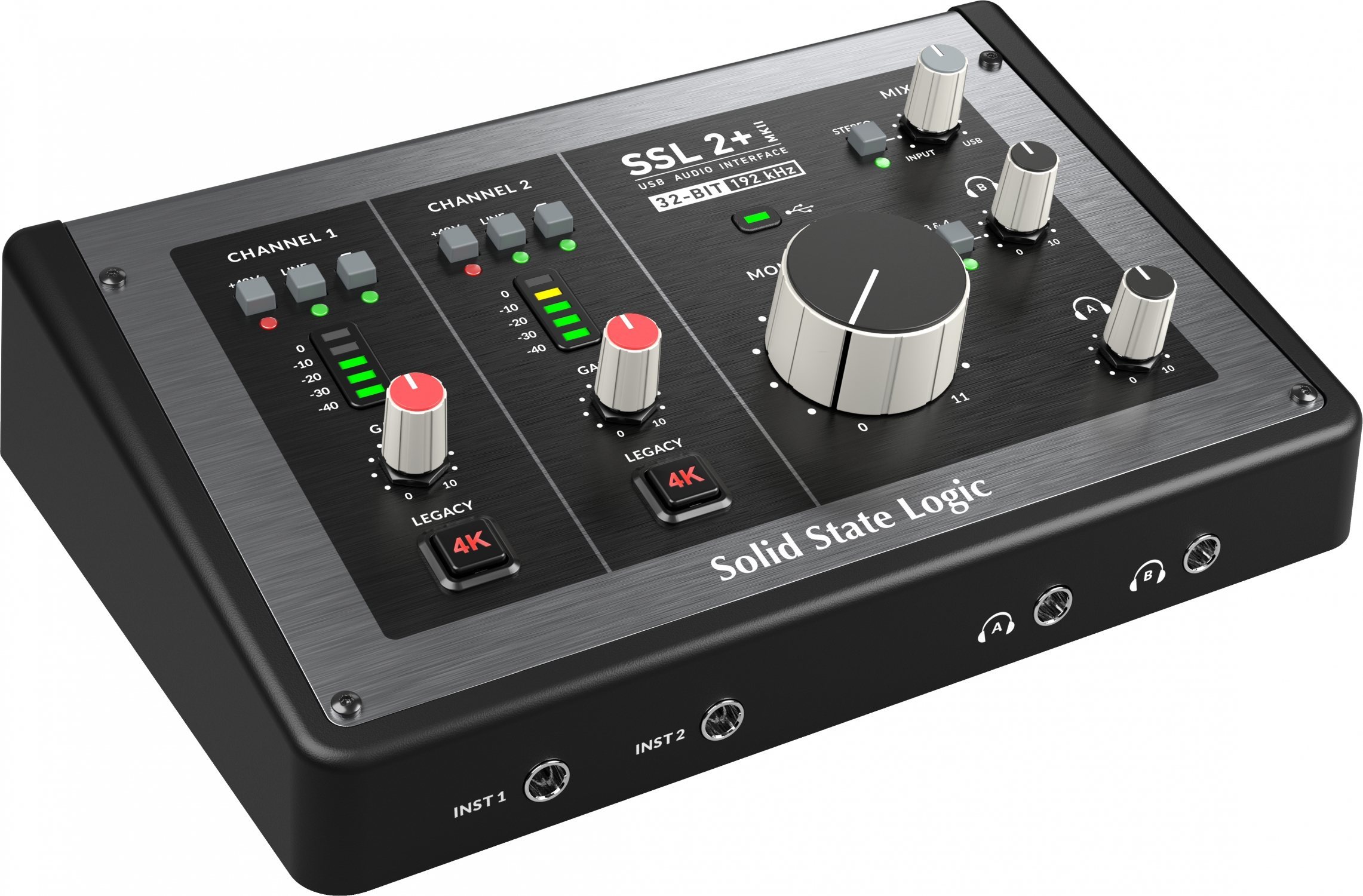 SSL 2+ MKII - 2 IN/4 OUT USB-C Audio-Interface