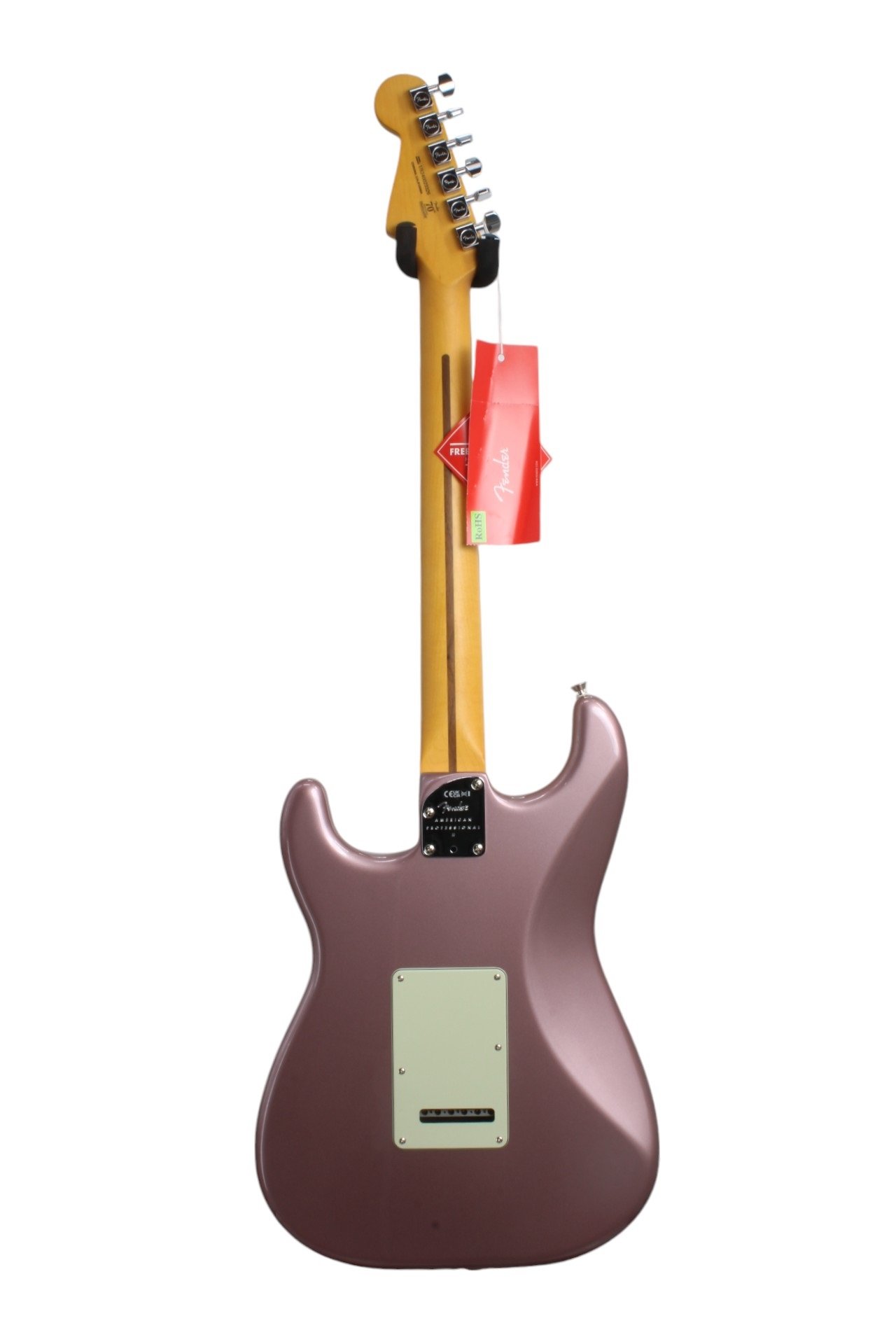 American Pro II Matching Headcap Stratocaster, Burgundy Miste Metallic