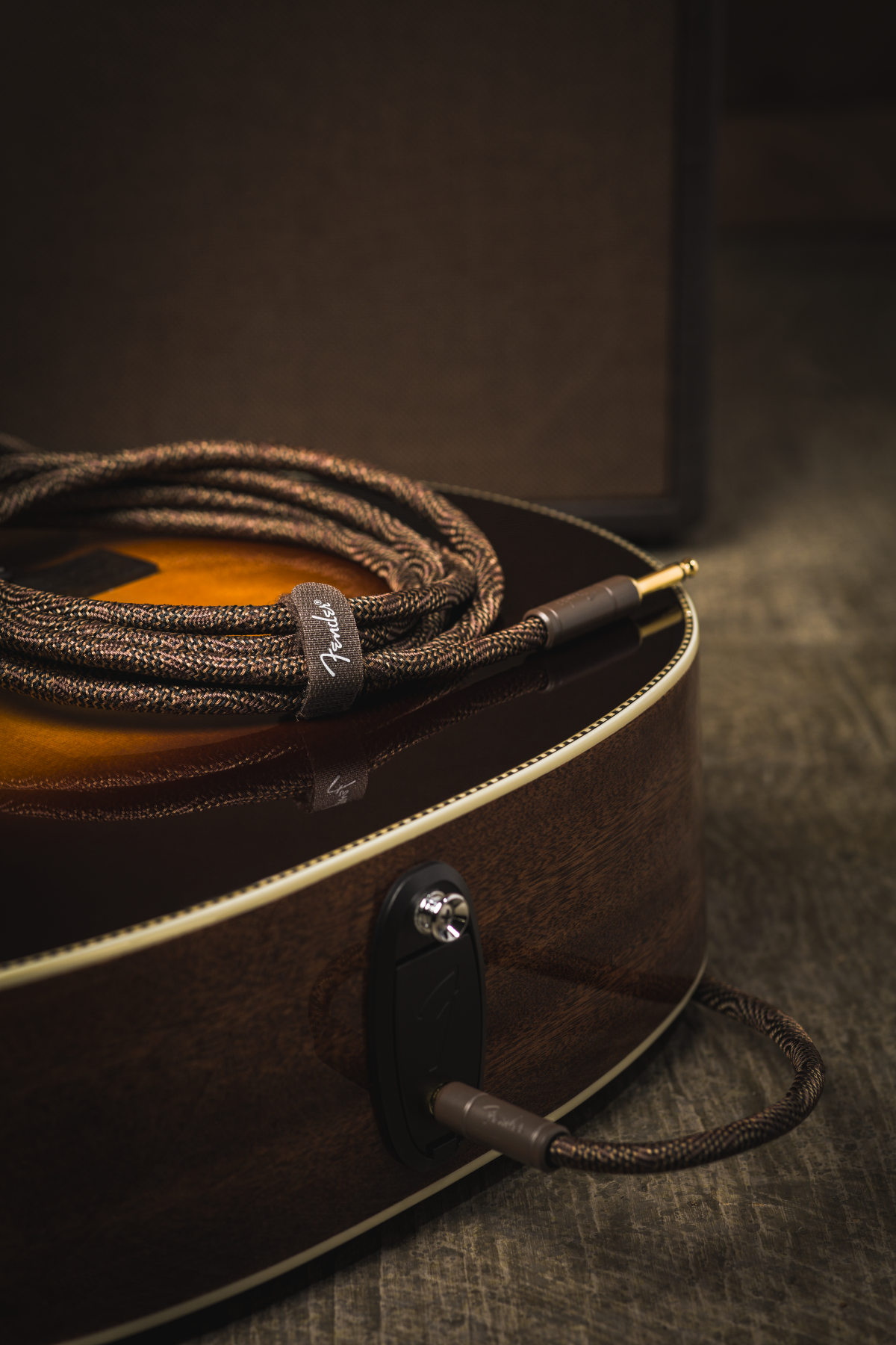 Paramount 10' Acoustic Instrument Cable, Brown