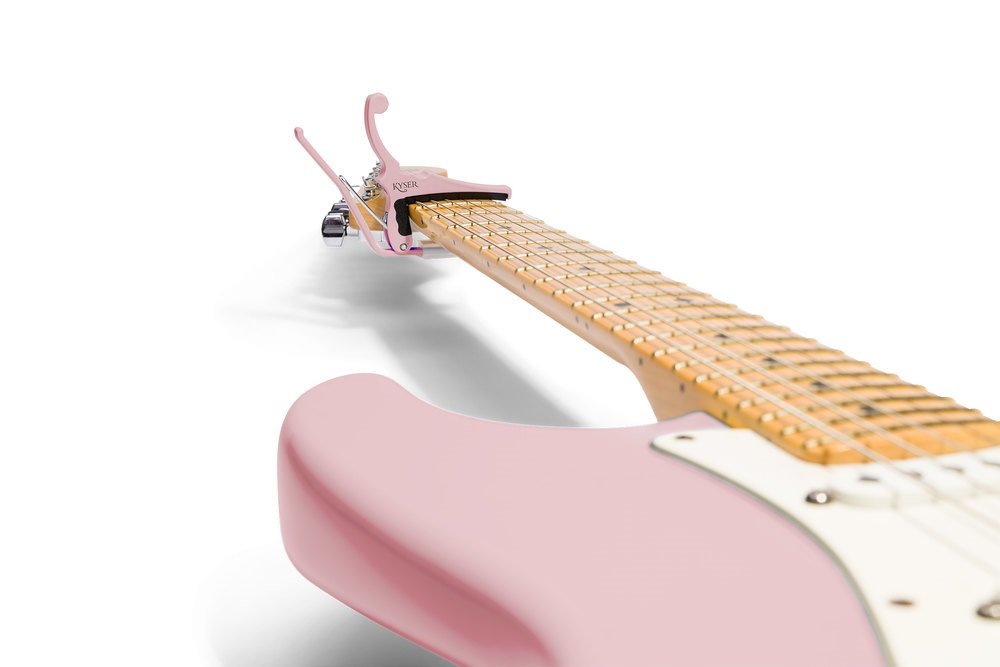 KGEFSP Fender Quick-Change Capo - Shell Pink