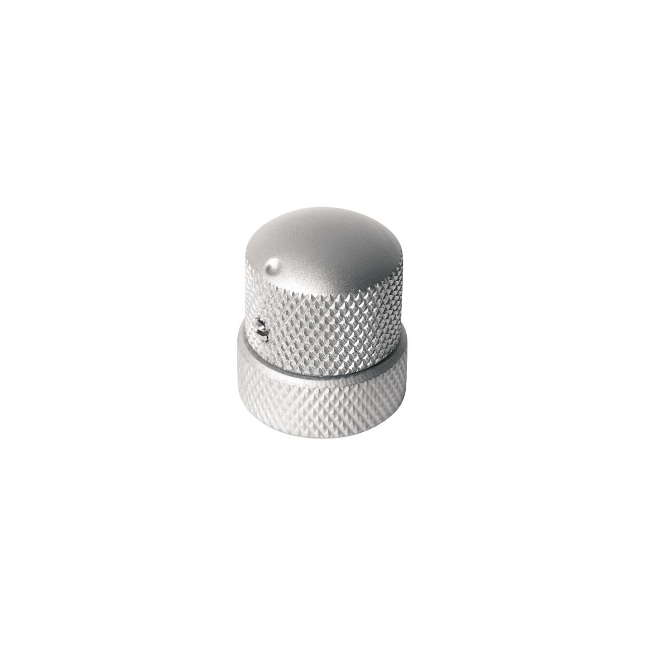 Stacked Potentiometer Dome Knob - Satin Chrome 