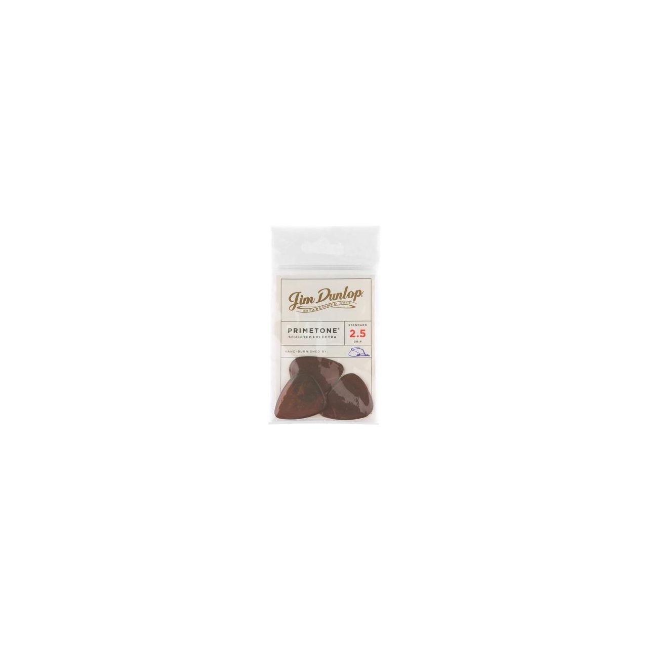 Primetone Standard Picks with Grip, Player´s Pack, 3 pcs., 2.50 mm