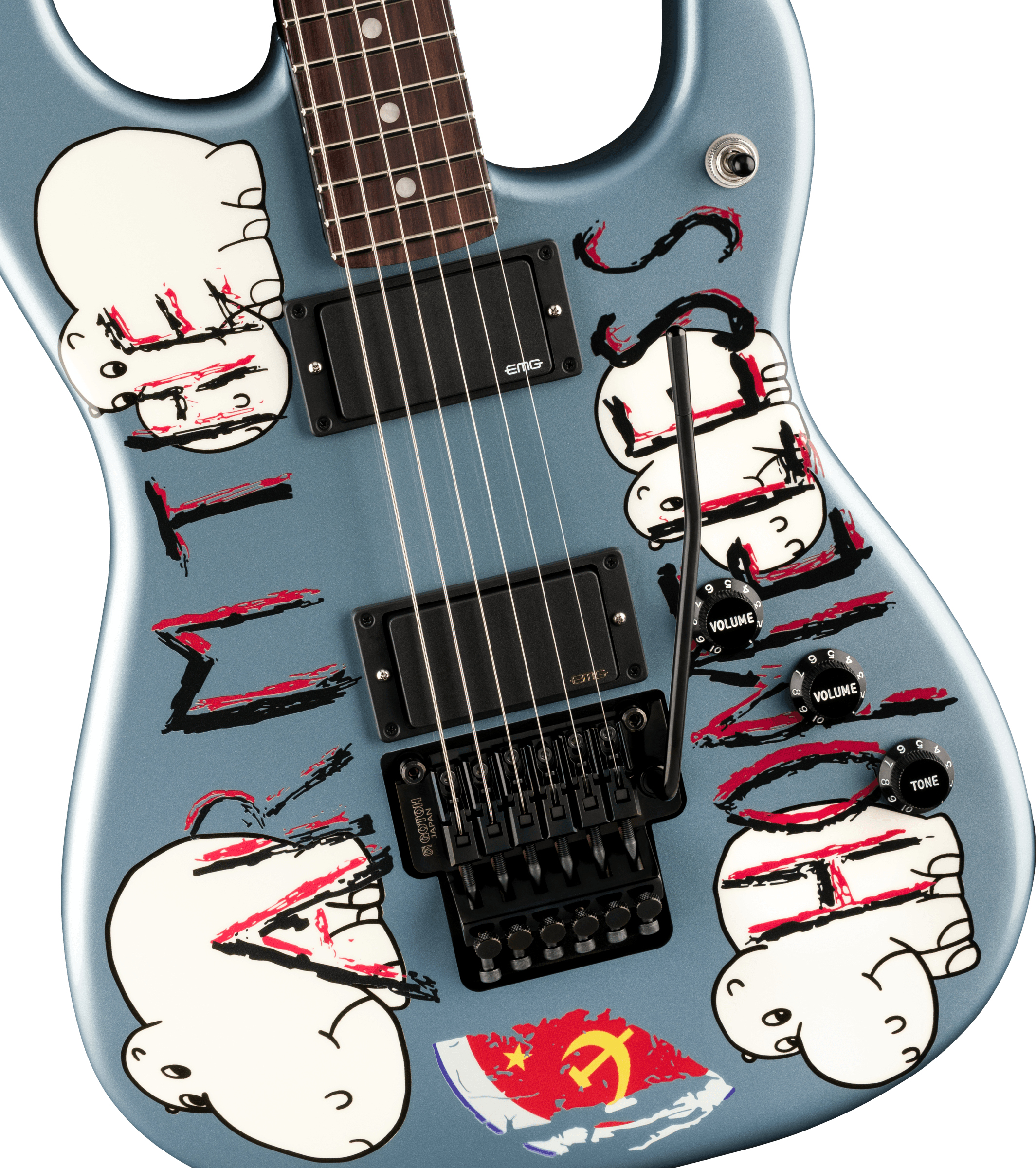 Tom Morello Arm The Homeless Blue Ice Metallic