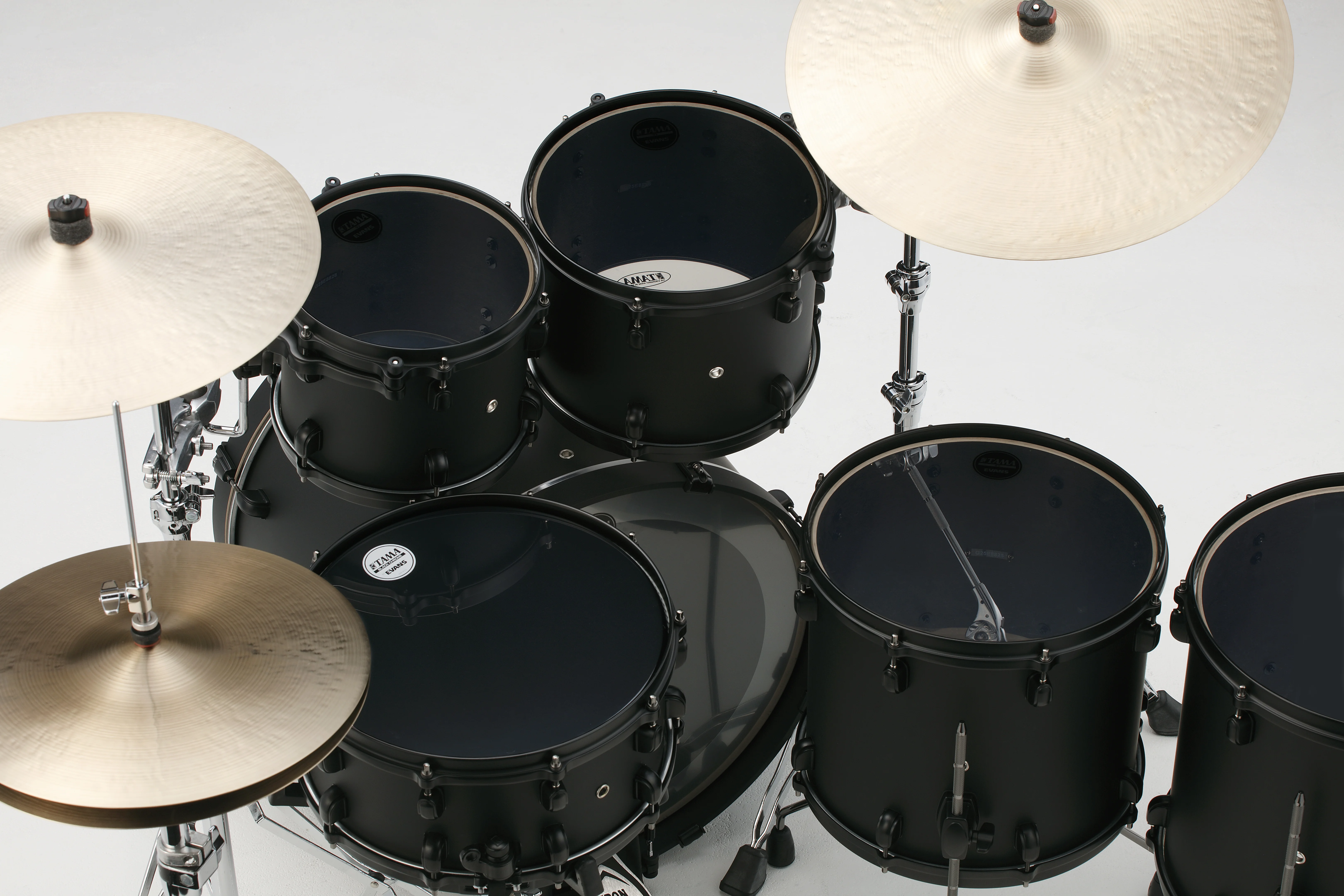 Starclassic Performer Shell Kit 5 teilig - Flat Black