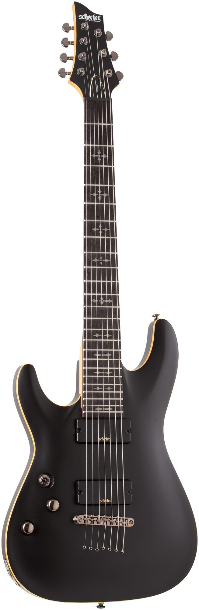 Demon 7 Lefty Satin Black Linkshänder E-Gitarre
