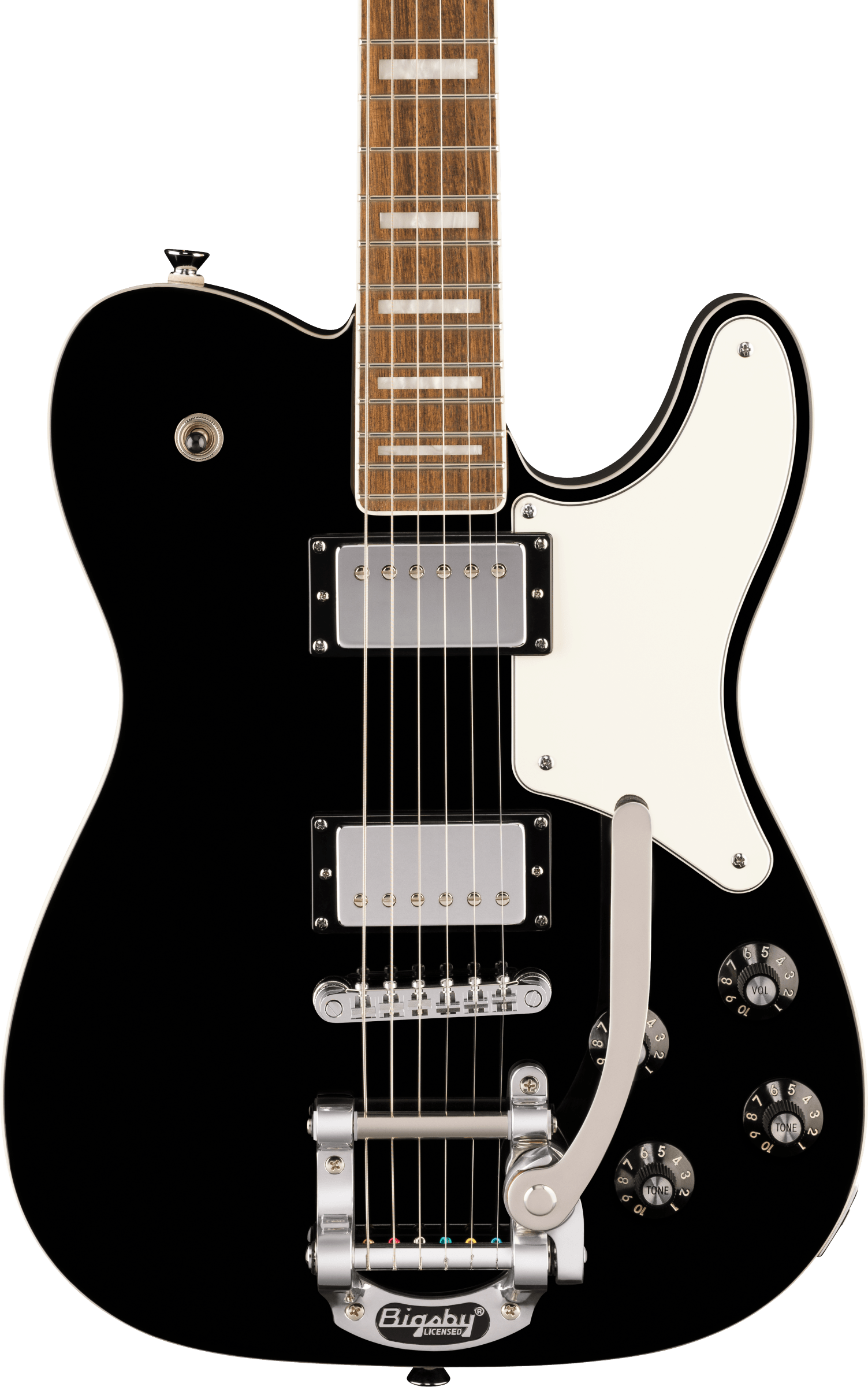 Paranormal Troublemaker Telecaster Deluxe Bigsby Black E-Gitrarre