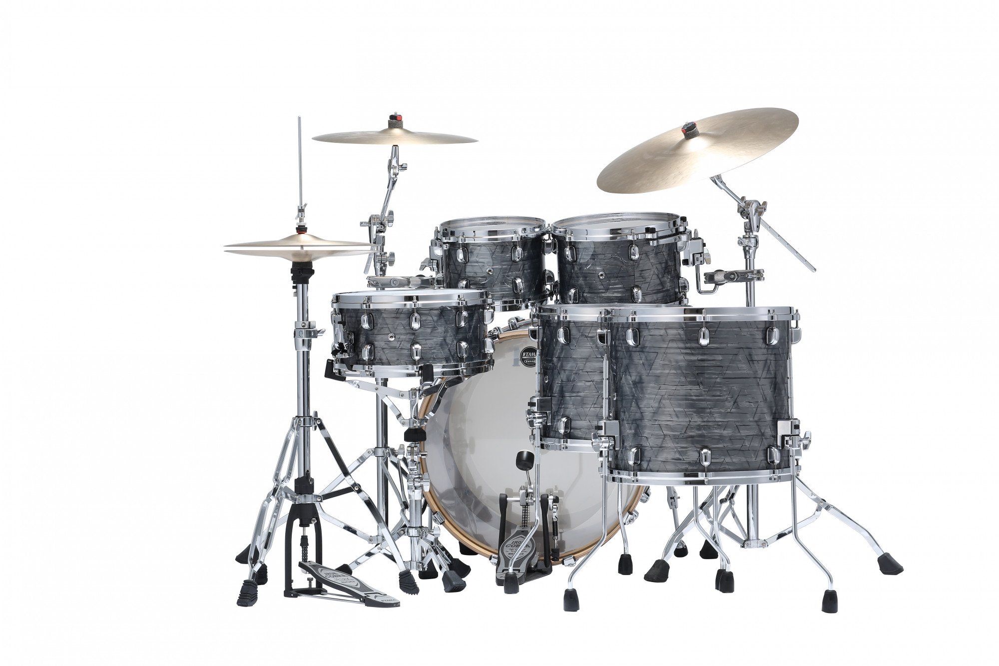 Starclassic Walnut/Birch Duracover Wrap Shell Kit 5 teilig - Charcoal Onyx