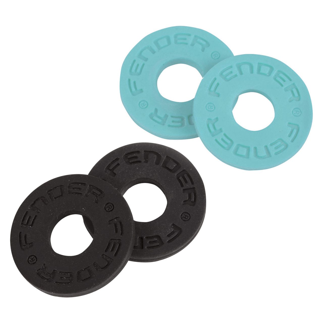 Strap Block, 4-Pack, Black (2) and Daphne Blue (2) 