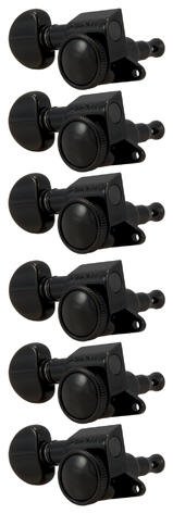 505BCL6 Mini Roto-Grip Locking Rotomatics - Guitar Machine Heads, 6-in-Line, Lefthand, Treble Side (